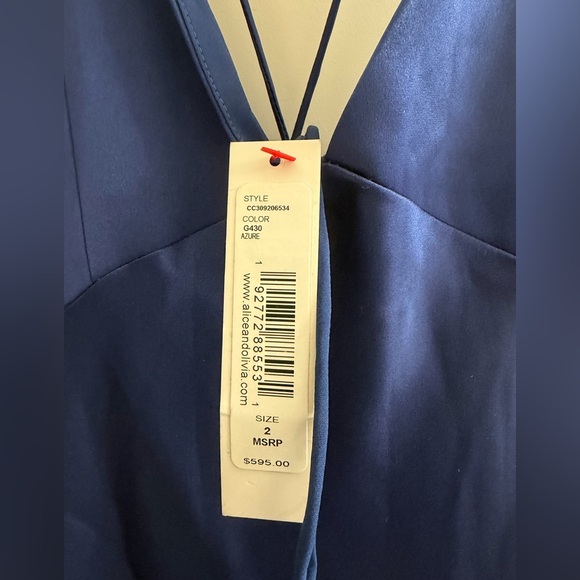 ALICE + OLIVIA MONTANA SLIP DRESS - Picture 4 of 16